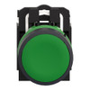 Schneider Electric Push Button Operator, 22 mm, 1NO-1NC, Green XB5AA35