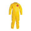 Coverall. Collar. Stormflap. Open Wrists and Ankles. Yellow. 2X