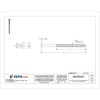 Deck Screw, #10 x 3 in, 18-8 Stainless Steel, Flat Head, Torx Drive, 200 PK  U30250.019.0300