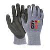 Coated Gloves, Cut Level A6 ,Dipped ,Polyurethane ,Smooth ,L 12 PK
