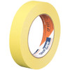 Masking Tape, 24 mm W x 55 m L, 4.9 mil Thick, Yellow, Rubber Adhesive, 36 PK  120410