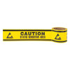 Manufacturer Varies Safety Warning Tape,Solid,Black-Yl,3" W, 20FV85 20FV85