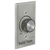 Dayton Dial Speed Control, 115V, 6 Amp, SPST, Brushed Aluminum Plate 48C172