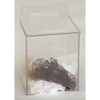 Condor Hairnet Dispenser, PETG, clear, 4-3-4 x 7 x 4-1-2" 3UZG1