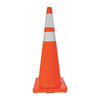 Traffic Cone, PVC, High-Intensity Prismatic, 36 in Height, 12 lb, Orange