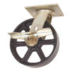 Manufacturer Varies Swivel Plate Caster,Cast Iron,5 in,1200 lb,Blk 1NVH5