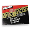 Manufacturer Varies Interlocking Stencil, Numb&Letters, Brass, 3W648 3W648