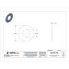 Flat Washer, For Screw Size 2" ,Steel Black Oxide Finish, 10 PK  6DYY9