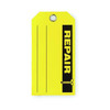 Tag, Repair, Cardstock, 3 in H x 5 3/4 in W, Yellow, Rectangle, 100 PK