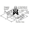 Mason Industries Floor Mount Vibration Isolator,3500 lb. 20UZ17