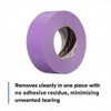 Painter's Tape, 48 mm W x 60 yd L, 7.3 mil Thick, Purple, Rubber Adhesive, 24 PK  501+