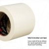 Masking Tape, 96 mm W x 55 m L, 4.4 mil Thick, Tan, Rubber Adhesive, 8 PK  201+