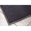 Entrance Mat, Polypropylene, 3-8 in Thick, Black, 4 ft W x 8 ft L  141S0048BL