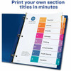 Avery Ready Index Index Divider 11186 SPR-AVE11186