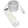 Outlet Strip, Hospital Grade, 6 5-15R-HG, 5-15P-HG, 7 ft., White  PS-607-HG-OEM