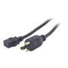 Apc Power Cord, L6-30P, SJT, 8 ft., Blk, 24A, 12-3 AP9896