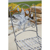 Alpine 3-Piece Hummingbird Foldable Floral Bistro Set BVK670A 856098