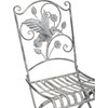 Alpine 3-Piece Hummingbird Foldable Floral Bistro Set BVK670A 856098