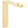 National Hardware 7 In. Brushed Gold Steel Hanging Wall Plant Bracket N275-504