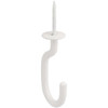 National Hardware 32 In. White Steel Modern Ceiling J-Hook Plant Hanger N275-525