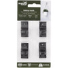 National Hardware 1-7-16 In. Black Steel Siding Hook Plant Hanger (4-Pack) N275-531 897637