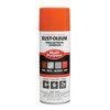 Rust-Oleum Spray Paint, OSHA Safety Orange, Gloss, Solvent, 12 oz 1653830V