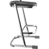 Square Stool, Height Range 24", Blowmolded Plastic Black  6624