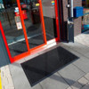 Drainage Entrance Mat, Rubber, 5-32 in Thick, Black, 3 ft W x 5 ft L  599S0035BL