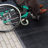 Drainage Entrance Mat, Rubber, 5-32 in Thick, Black, 3 ft W x 5 ft L  599S0035BL