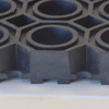 Drainage Entrance Mat, Rubber, 5-32 in Thick, Black, 3 ft W x 5 ft L  599S0035BL