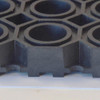 Drainage Entrance Mat, Rubber, 5-32 in Thick, Black, 3 ft W x 5 ft L  599S0035BL