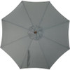 Outdoor Expressions 9' Gry Mrkt Umbrella TJWU-003A-270-GRY 825096