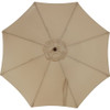 Outdoor Expressions 9' Brn Mrkt Umbrella TJWU-003A-270-TAN 860574