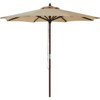 Outdoor Expressions 7.5' Brn Mrkt Umbrella TJWU-003A-230-TAN