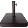 Outdoor Expressions 13.5 In. Square Brown Concrete Umbrella Base SL-USC-69-BN