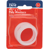 Do it Best 1-1-4 In. x 1-1-2 In. Clear Poly Slip Joint Washer (2-Pack) DIB964 479276
