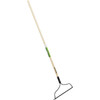 Best Garden 54 In. Steel Bow Garden Rake with Wood Handle (14-Tine) 710662