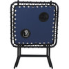 Outdoor Expressions Blue 18 In. Square Steel Folding Side Table ZD-T1022-B26 811236