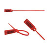 Pull Tight Barcode Seals 8-1/2" x 9/64", Red, Pk250