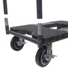 Snap-Loc Platfrm Truck, 1500lb, 32inLx20-1-2inW, Blk SL1500P6B