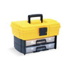 Expandable Building Box with 3 compartments, Plastic, 11 3/4 in H x 18 1/2 in W