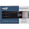 National Hardware Matte Black Barn Door Lock N700-150 231951