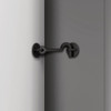 National Hardware Matte Black Barn Door Privacy Hook N700-153 241574