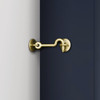 National Hardware Matte Brushed Gold Door Privacy Hook N700-154 249879