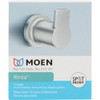 Moen Rinza Single Robe Hook, Spot Resist Brushed Nickel  Y1103BN 416705