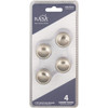 KasaWare 1-1-8 In. Diameter Satin Nickel Cabinet Knob (4-Pack) K413SN-4 226258