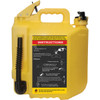SureCan 5 Gal. Plastic Diesel Safety Fuel Can, Yellow SUR5SFD2 570473