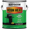 Rust-Oleum Flat High Heat Enamel, BBQ Black, 1 Gal. 233967 771296