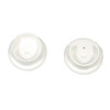 John Sterling Closet-Pro 1-1/4 In. Plastic Closet Rod Socket, White (2-Pack)