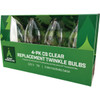 Home Impressions C9 Clear Twinkle 125V Replacement Light Bulb (4-Pack) 905202 905202
